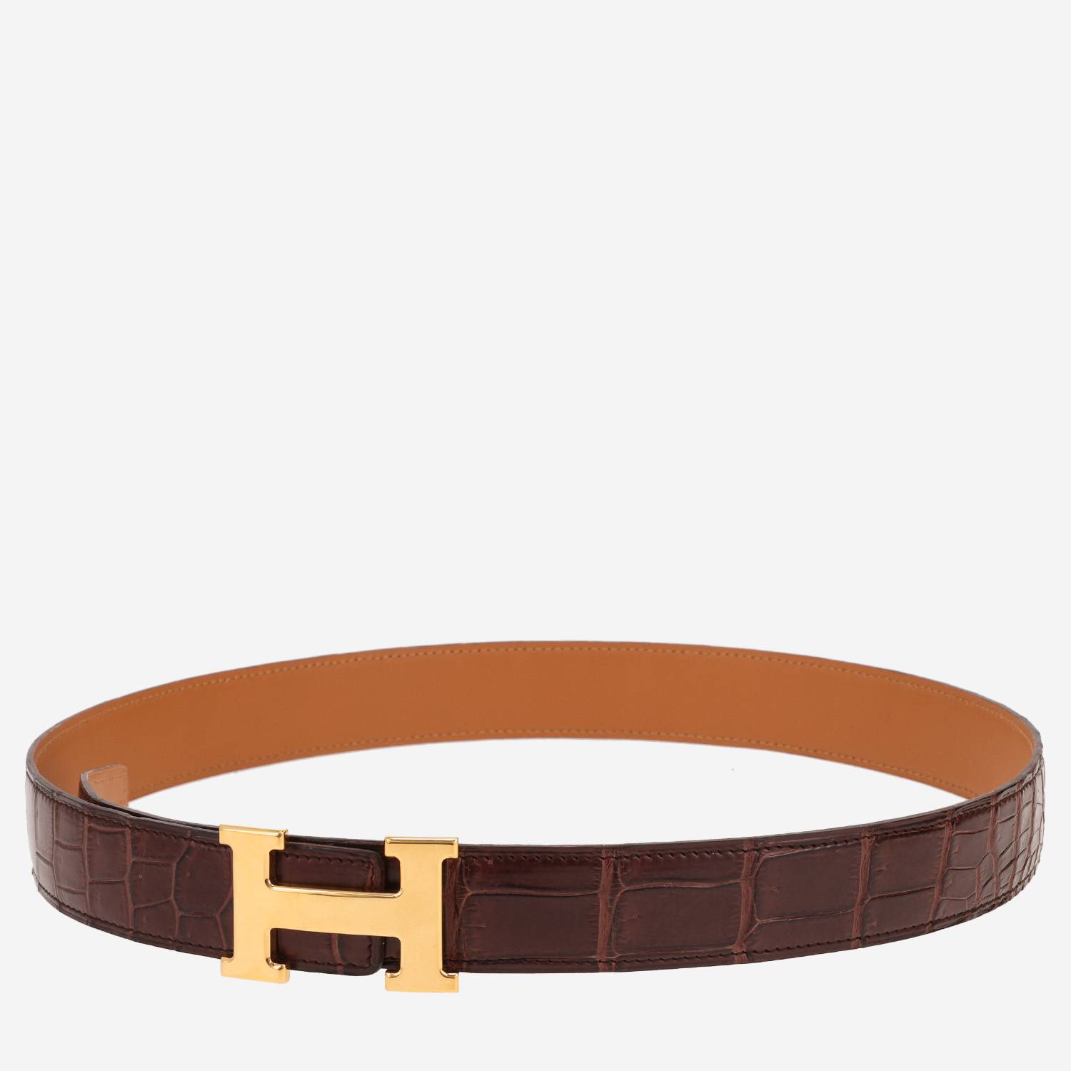 Cintura Intrecciata Cognac